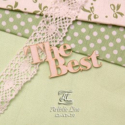 Чипборд надпись "The Best"