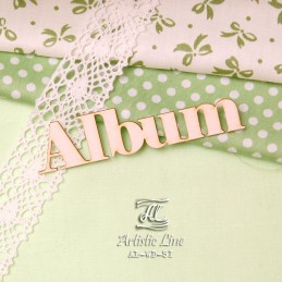 Чипборд надпись "Album"